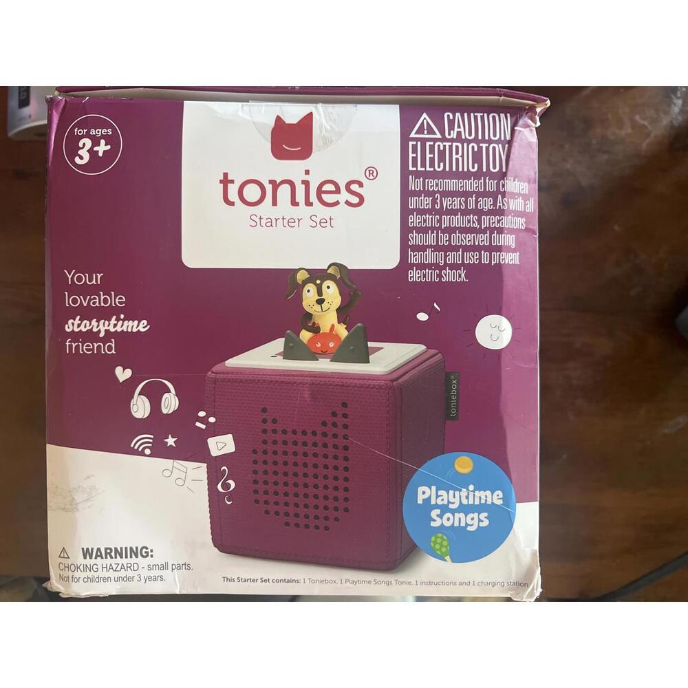 Toniebox 1 Audio Player Starter Set with Playtime Puppy  - Purple